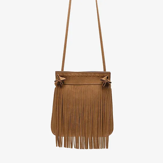 Bohemian Style Tassel Bag Simple All-match Crossbody Shoulder Mobile Phone Bag