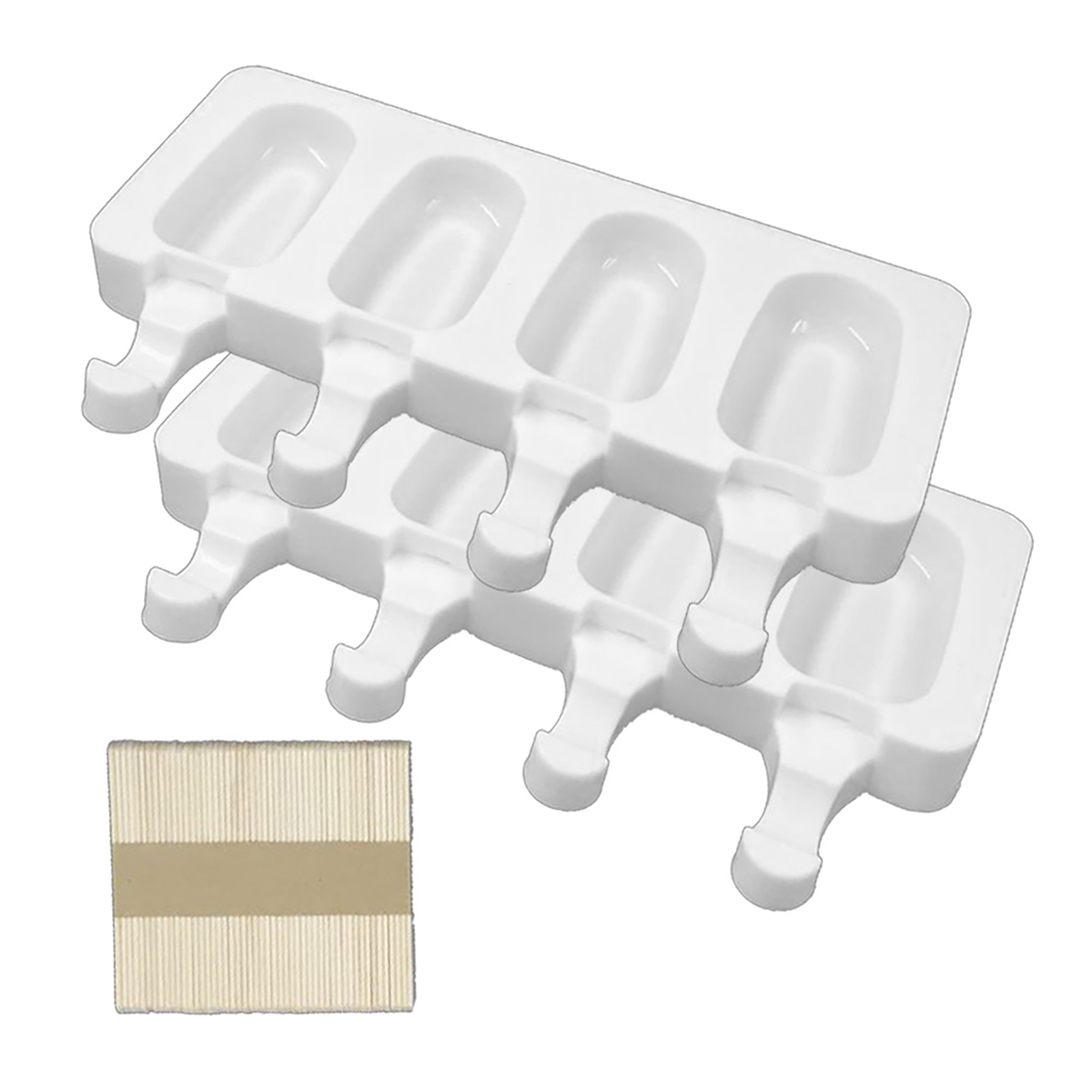 Ice Cream Molds - DIY Cake Mousse Ice Pop Molds with 100 Sticks Set of 2, 501 Original
Ice Cream Molds - DIY Cake Mousse Ice Pop Molds with 100 Sticks Set of 2, 501 Original