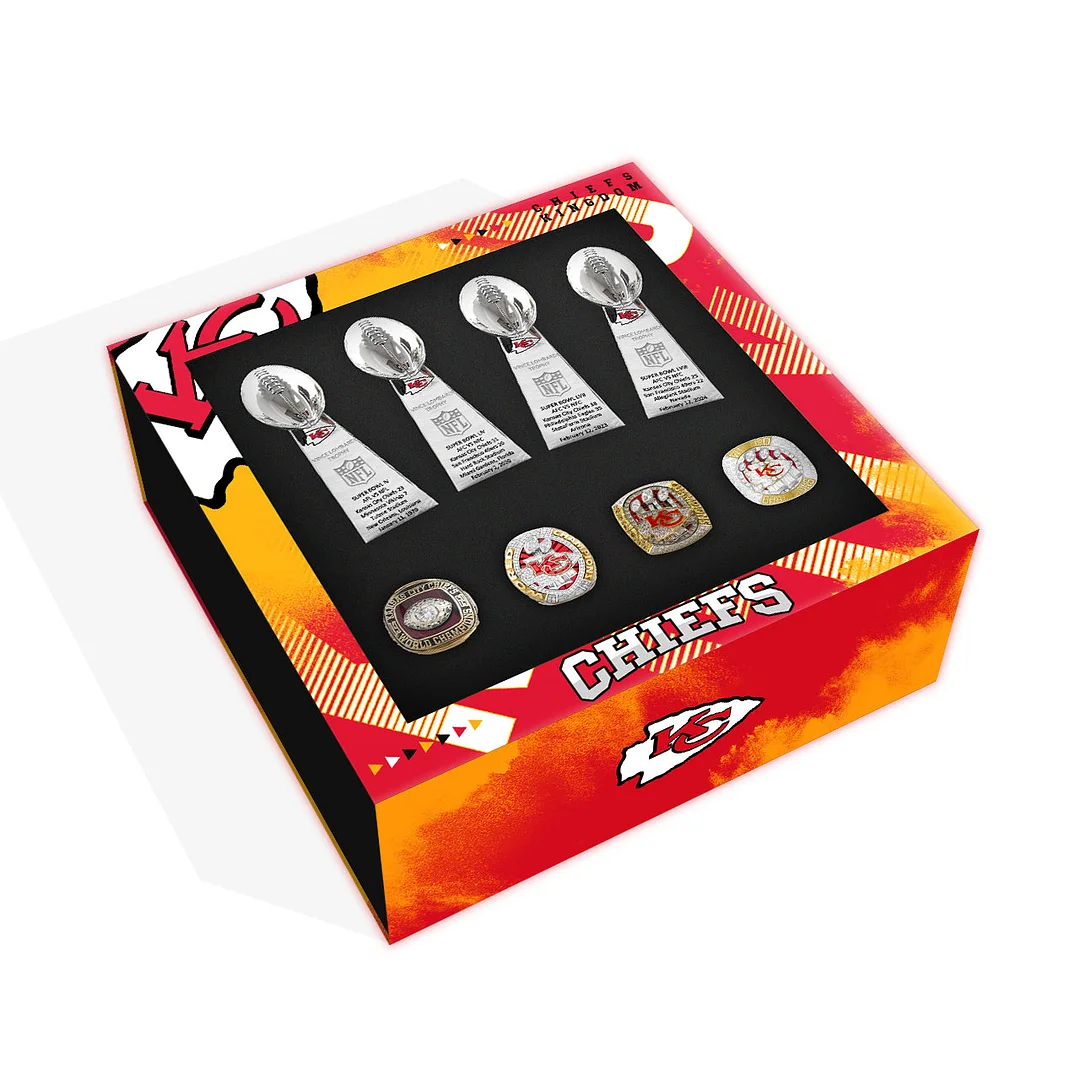 2023 Kansas City Chiefs Super Bowl LVIII NFL- Fans Edition Color Box