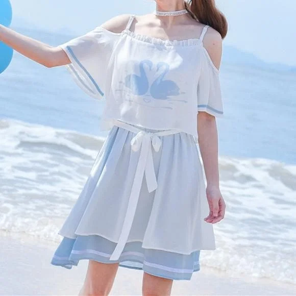Light Blue Swan Lake Dress SP1710136