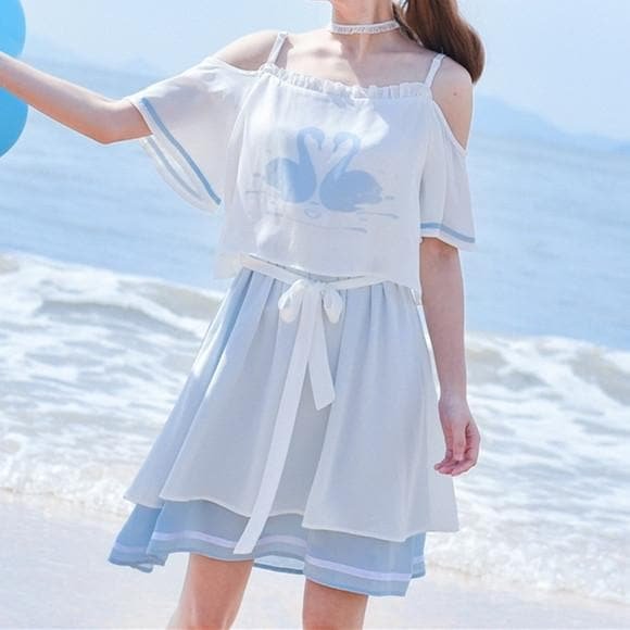 Light Blue Swan Lake Dress SP1710136