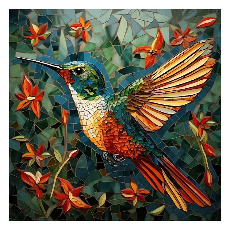 Hummingbird (30*30CM) Full Round Diamond Painting gbfke
