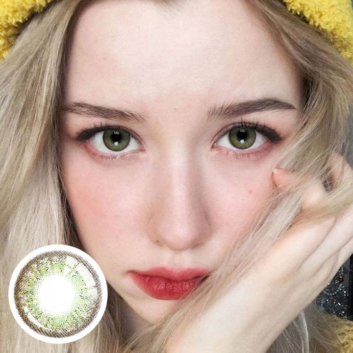 Wildcat Green Colored Contact Lenses - Mystic Eyes®