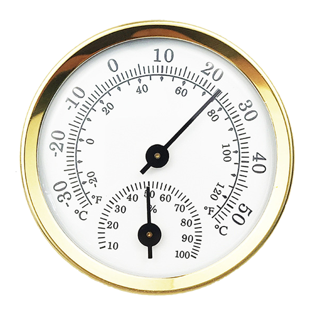 Mini Pointer Thermometer Hygrometer Room Humidity Temperature Meter Gauge, White, 501 Original
Mini Pointer Thermometer Hygrometer Room Humidity Temperature Meter Gauge, White, 501 Original