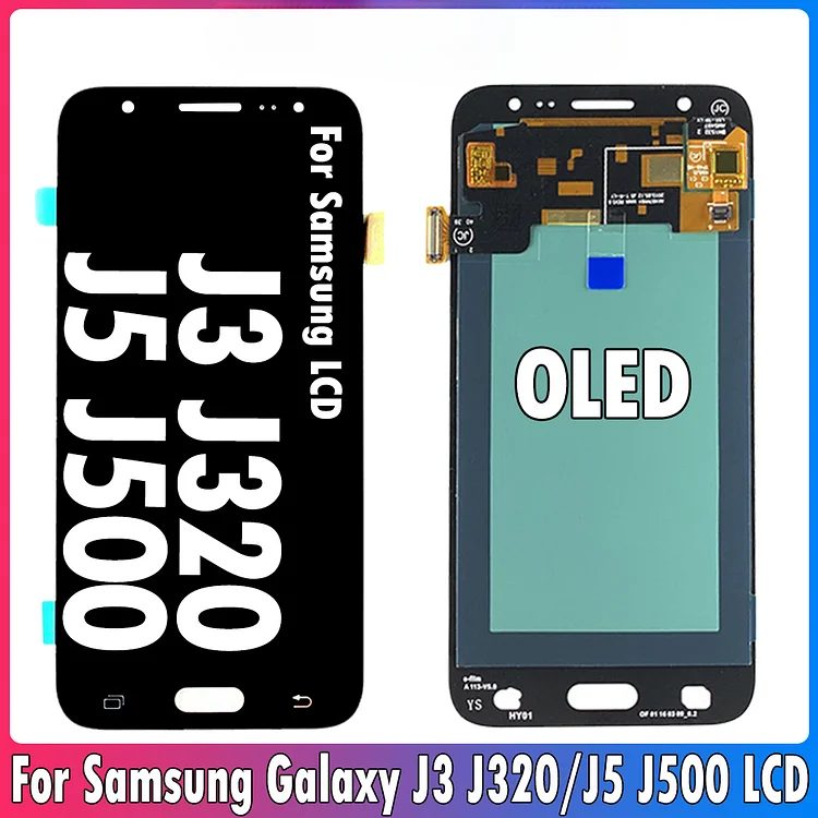 5.0'' OLED  Samsung Galaxy J5 2015 J500 J500F LCD Display Touch Screen Digitizer  Samsung J3 2016 J320 J320F LCDSM-LCD