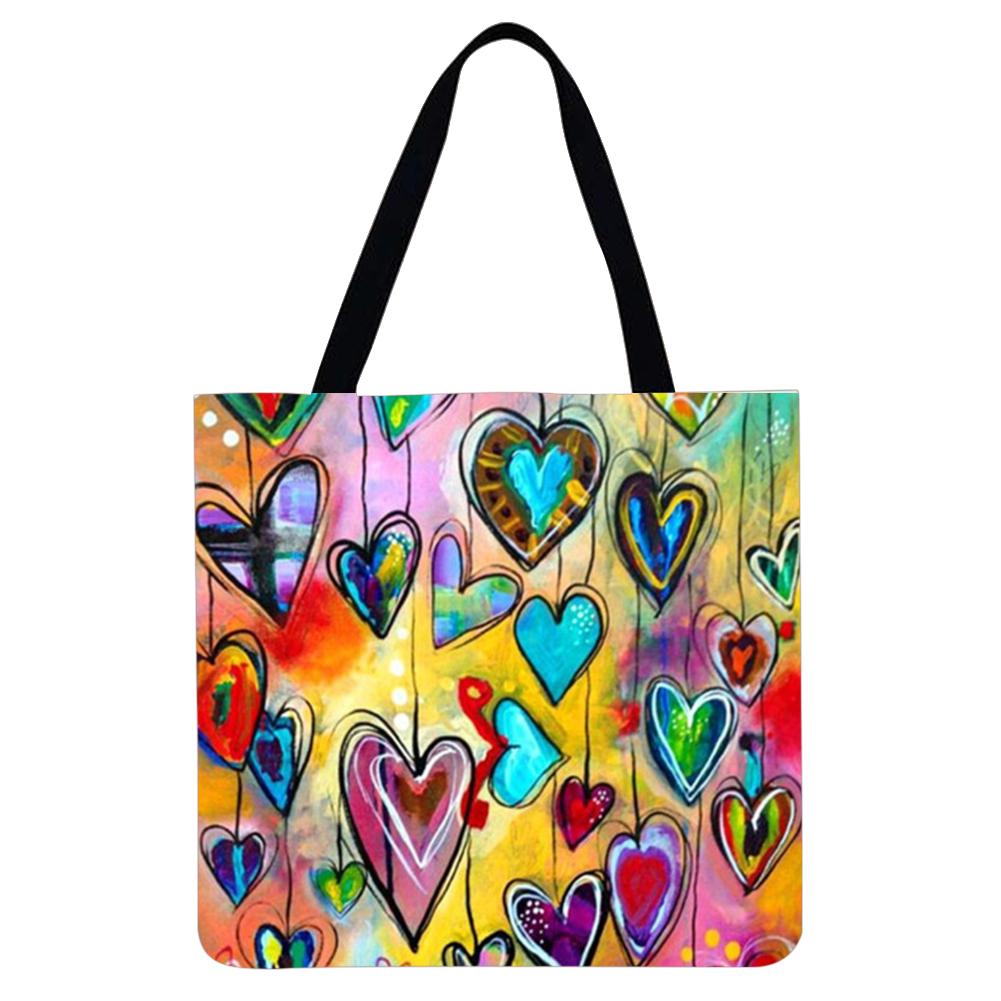 Linen Print Tote Bag linen-print-tote-bag