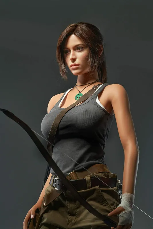 pornhint Pornhint Tomb Raider's Lara Croft: 166cm, E-Cup, Full Silicon Gamelady Sex Doll