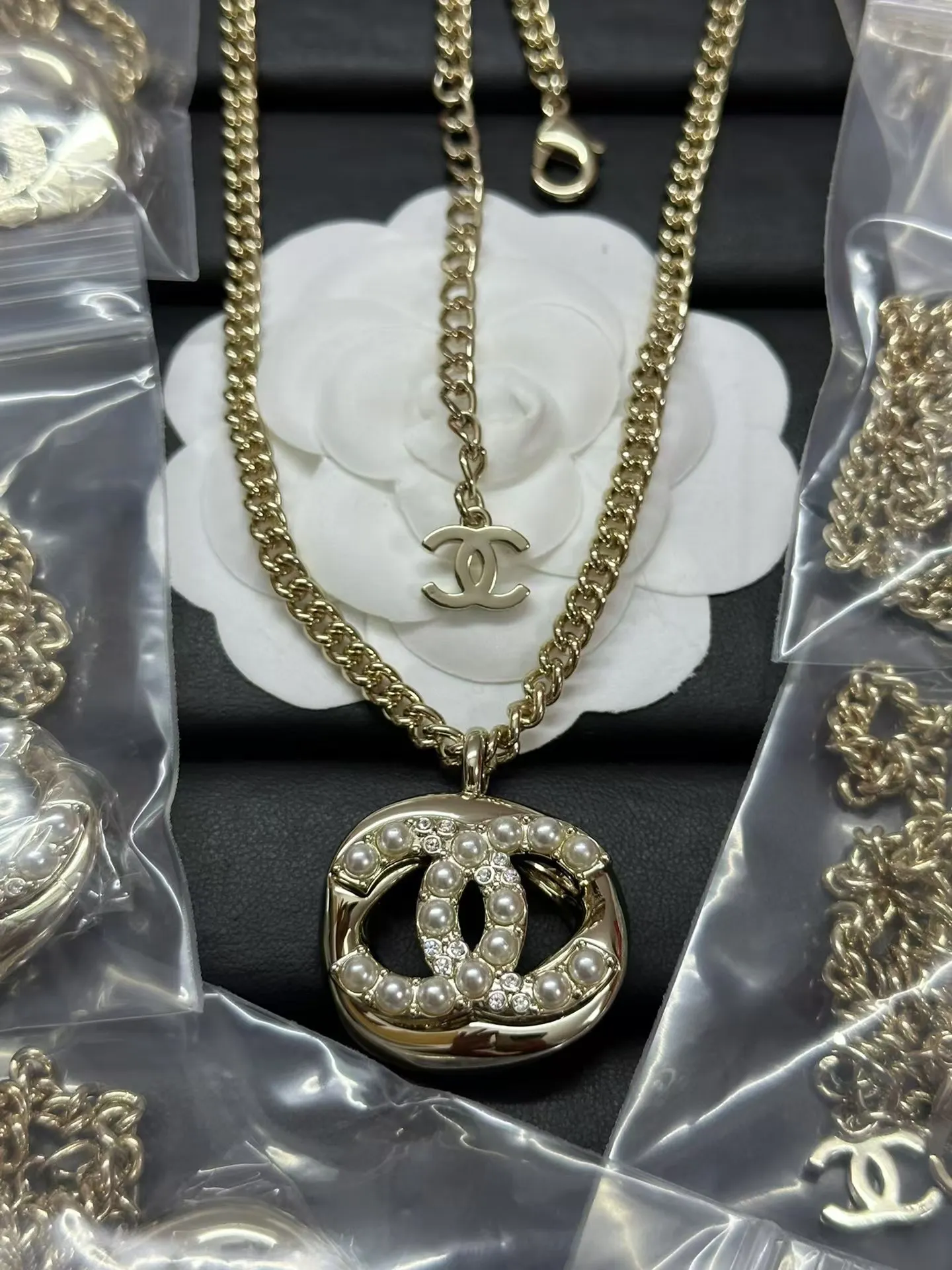 Chanel Unisex Cuban Chain Necklace