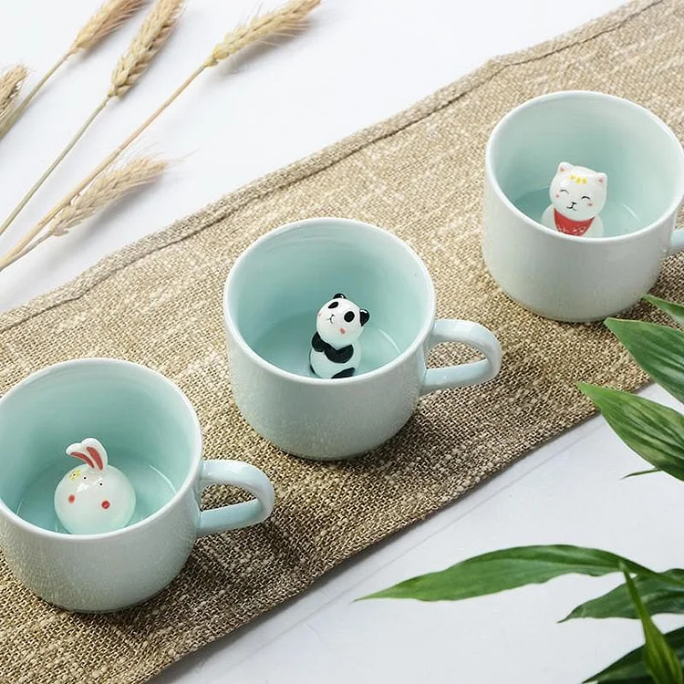 Kawaii Animal Tea Cup SP1710294