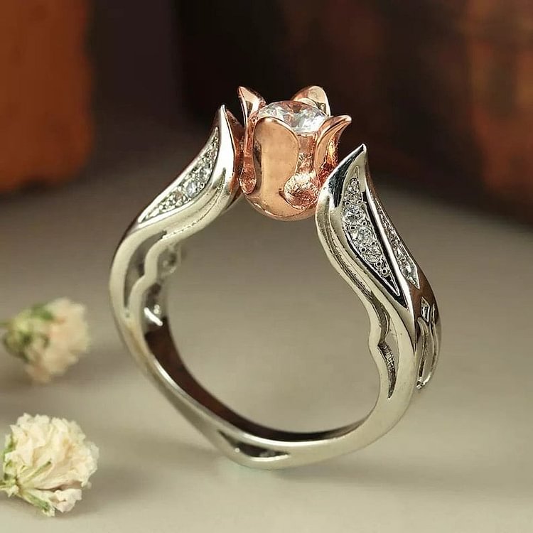 Forever Bloom Rose Ring The Love Between Mother & Daughter Is Forever socialshop