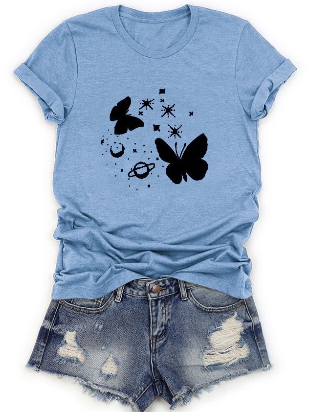 Bestdealfriday Cotton Blend Short Sleeve Animal Shirts Tops 9344963