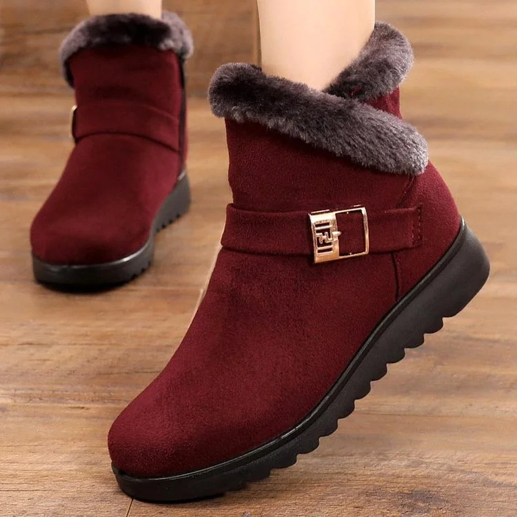 🌷 Winter Women Plush Warm Ankle Snow Boots