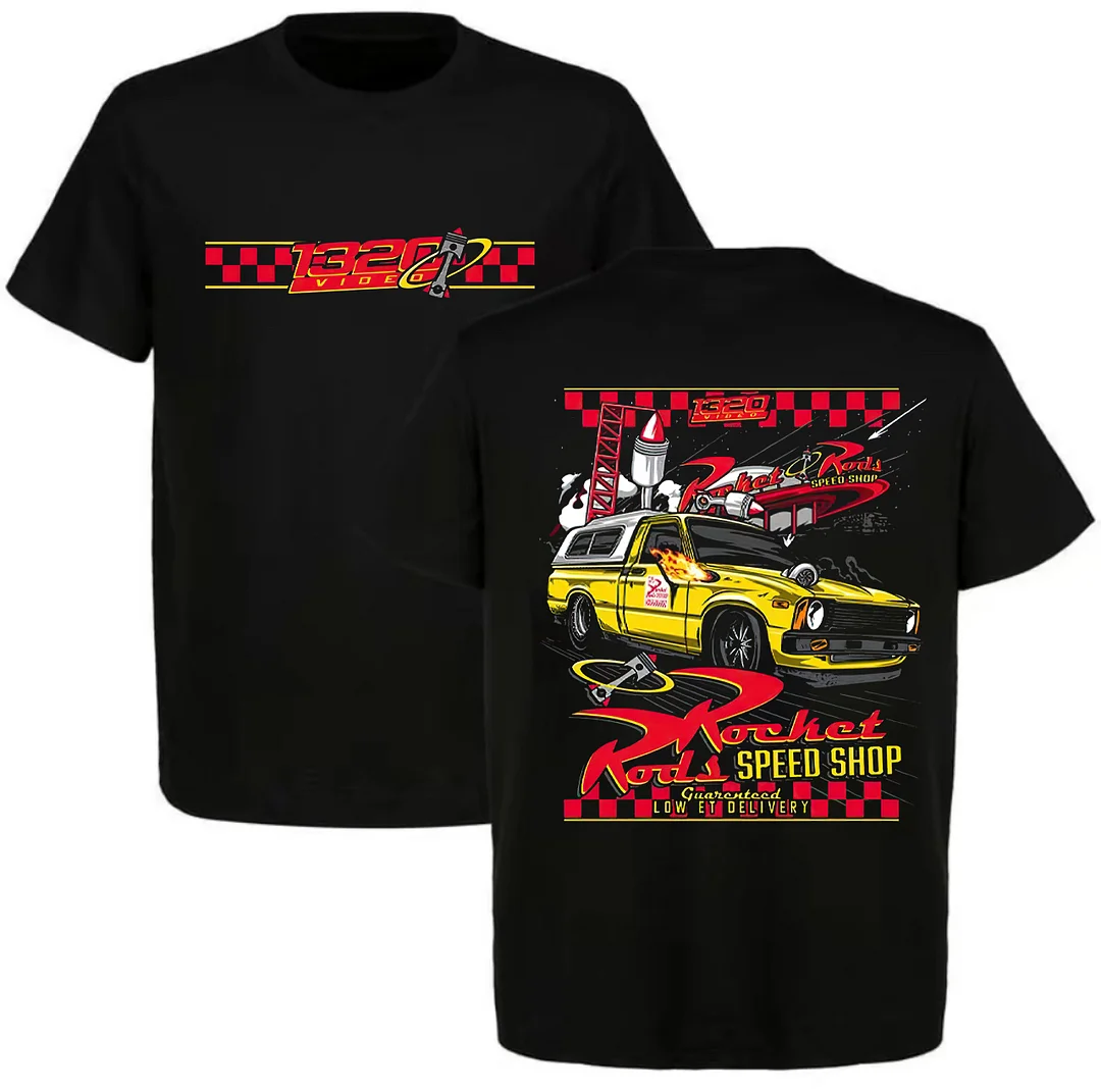 Rocket Rod's Speed Shop Printed Unisex Oversized T-shirt - Devcarry