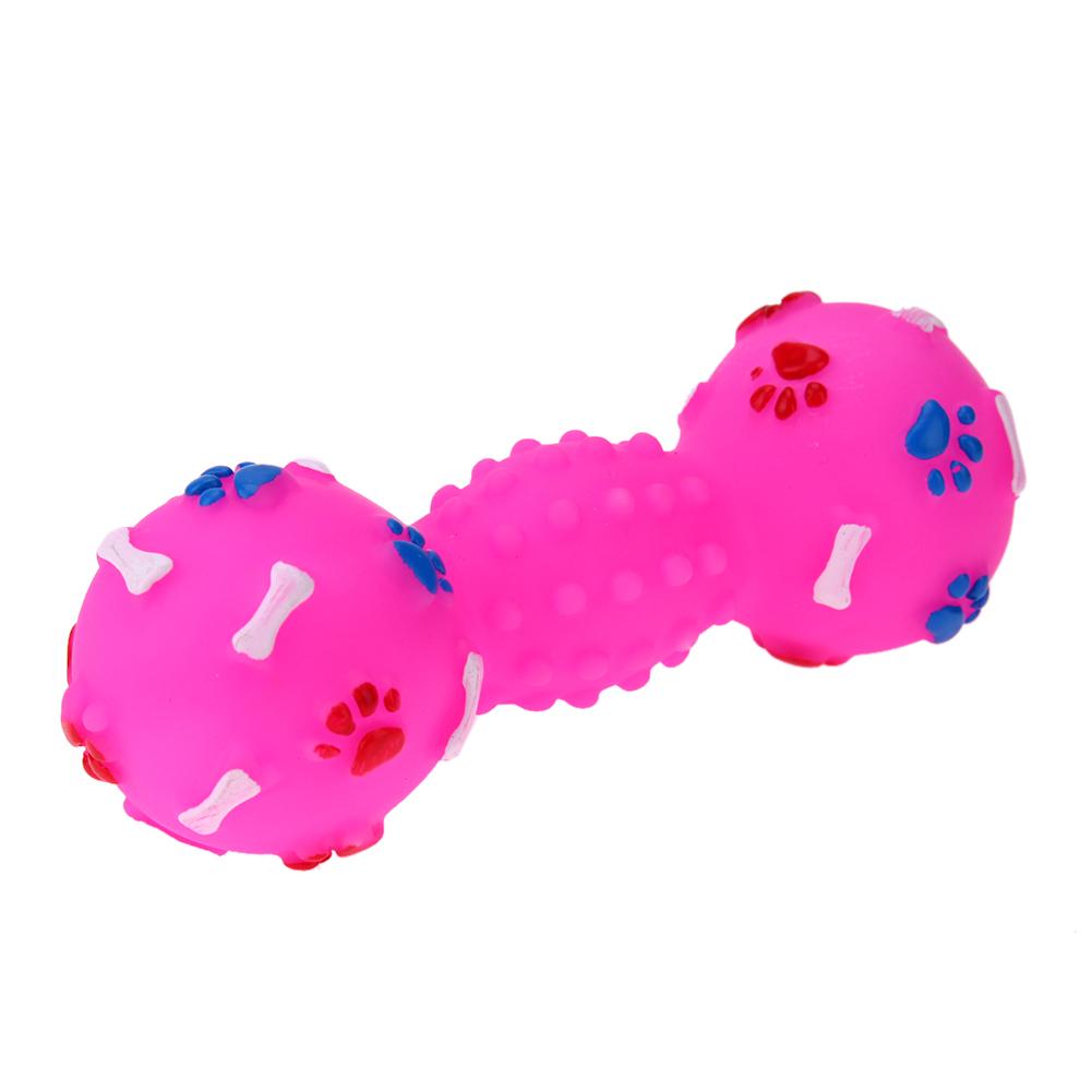Dog Toys Dotted Dumbbell Shaped Dog Squeeze Squeaky Pet Chew Toy, Rose red, 501 Original
Dog Toys Dotted Dumbbell Shaped Dog Squeeze Squeaky Pet Chew Toy, Rose red, 501 Original