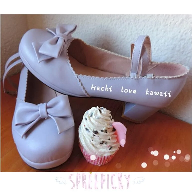 Princess Style Thick Heel Lolita Shoes SP140490