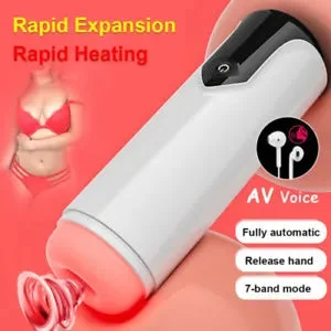 pornhint Pornhint DEEP SUCKING Thrusting Male Masturbater Cup Stroker Pocket-Pussy Sex-Toy for Men