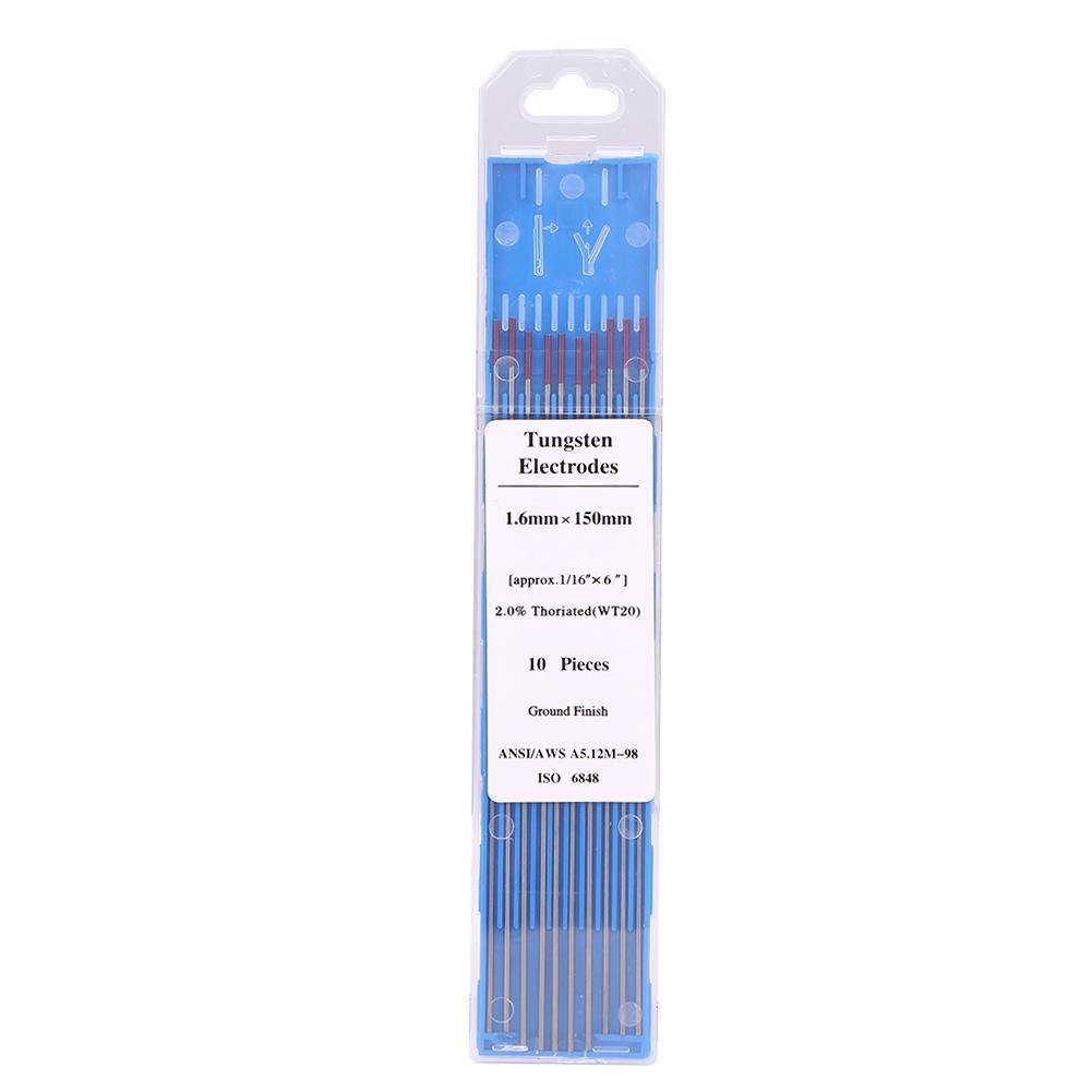 10pcs WT20 Tungsten Electrode Welding Rods for Argon Arc Welding Machine, 501 Original
10pcs WT20 Tungsten Electrode Welding Rods for Argon Arc Welding Machine, 501 Original