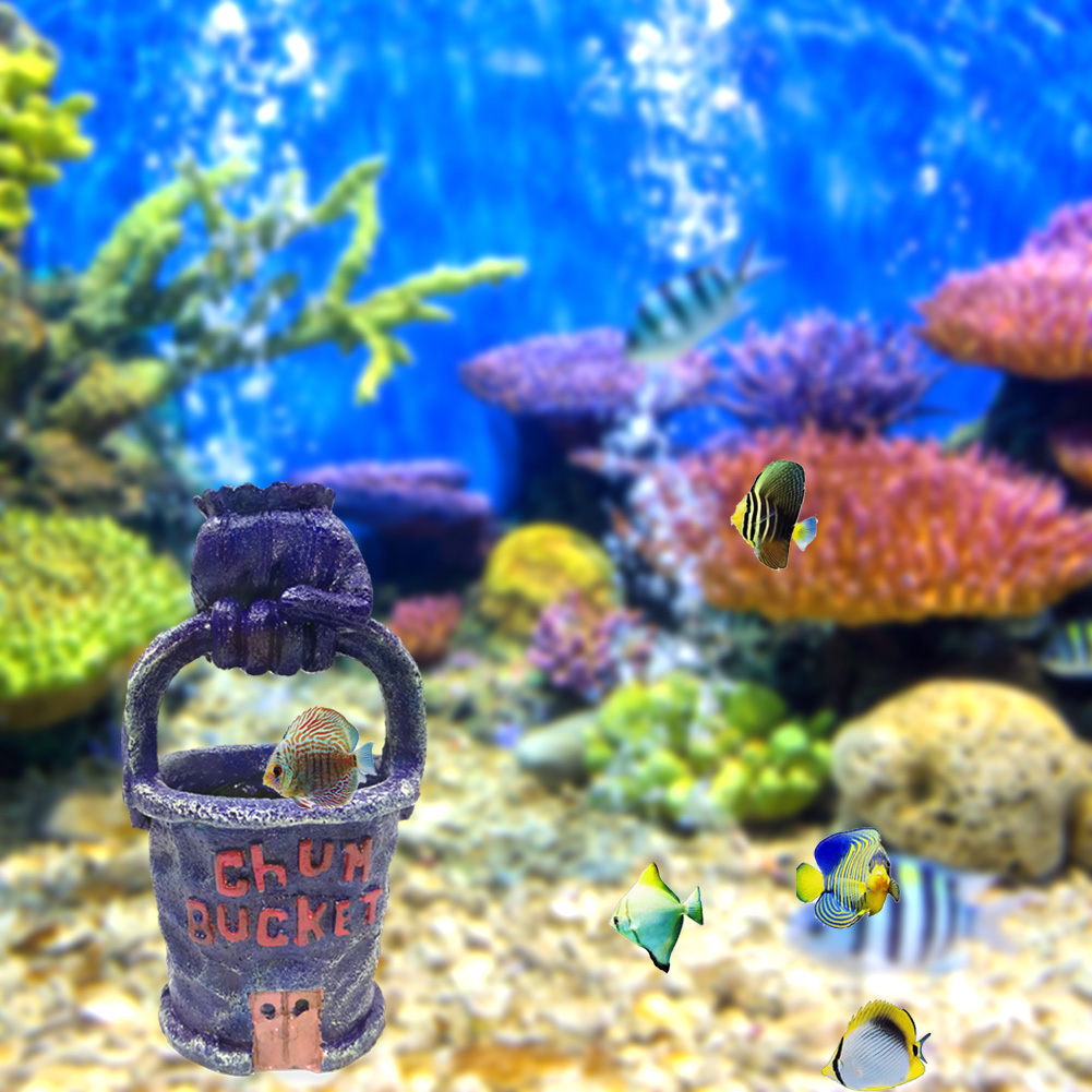 Resin Artificial Bucket Shape Fish Tank Landscape Ornament Rock Cave Decor, 501 Original
Resin Artificial Bucket Shape Fish Tank Landscape Ornament Rock Cave Decor, 501 Original