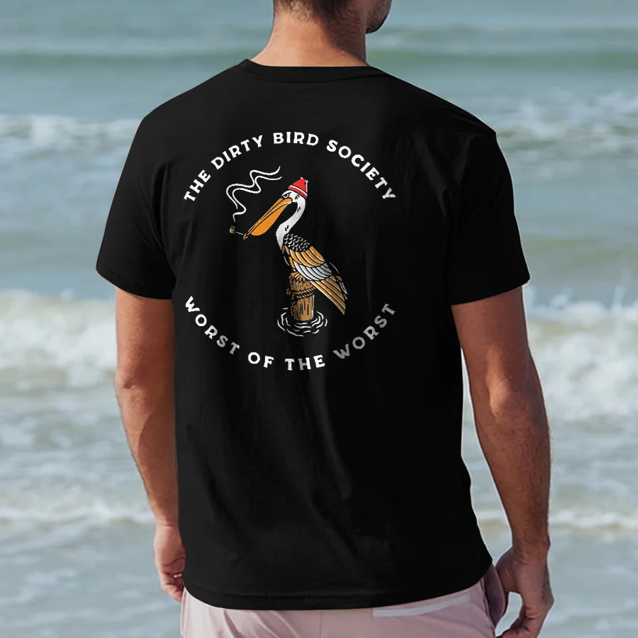 The Dirty Bird Society Printed Men's T-shirt