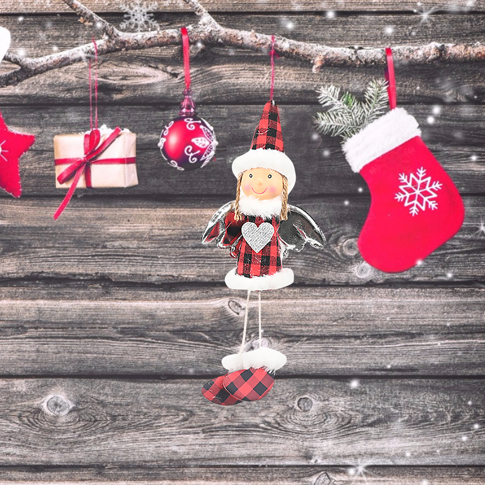 Christmas Plaid Wings Love Girl Pendant Creative Hanging Ornament Kids Gift, 501 Original
Christmas Plaid Wings Love Girl Pendant Creative Hanging Ornament Kids Gift, 501 Original