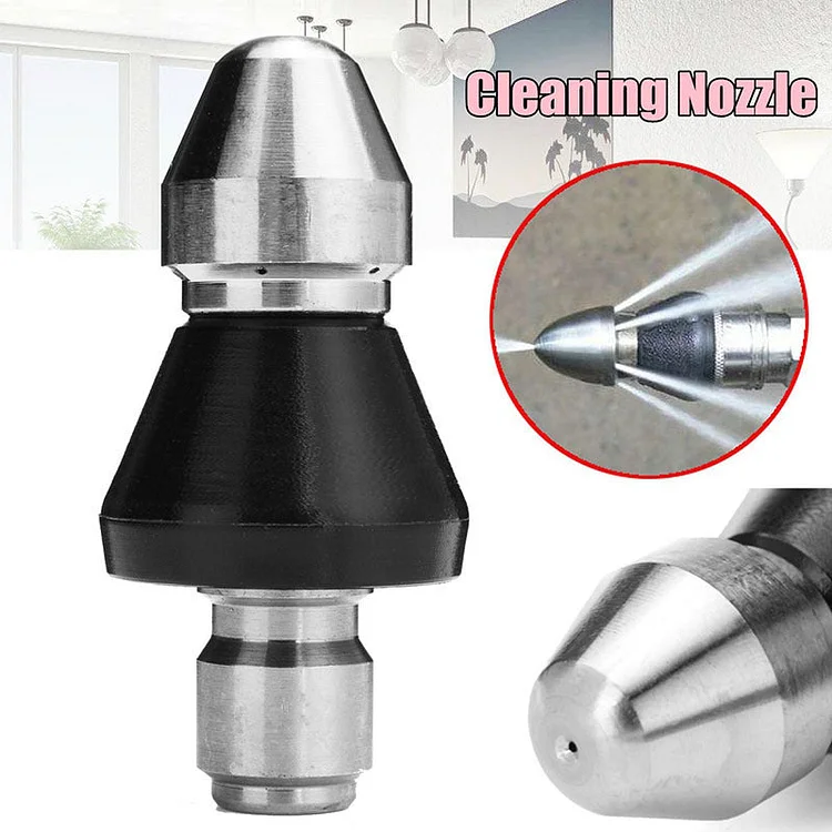 Pousbo® Sewer Cleaning Tool High-pressure Nozzle（50% OFF）