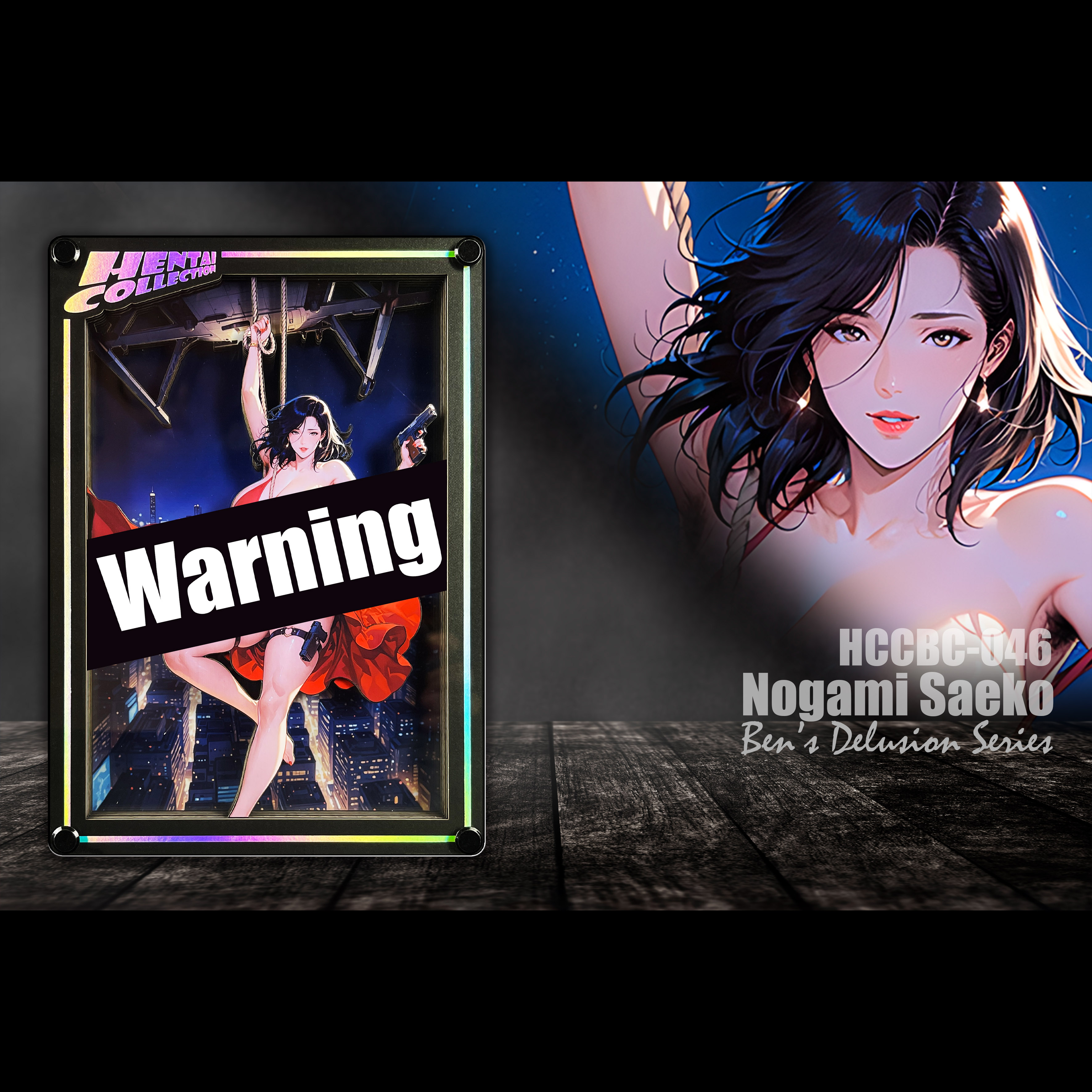 B&W Studio - Ben's Delusion World Series Desktop Decor Card #46 Saeko Nogami City Hunter-