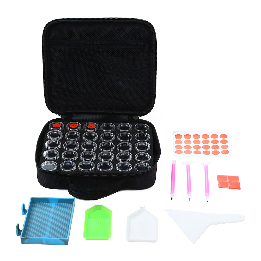 DIY Diamond Painting Accessories Kits Bag with Compartment (30pcs Bottles), 501 Original
DIY Diamond Painting Accessories Kits Bag with Compartment (30pcs Bottles), 501 Original
