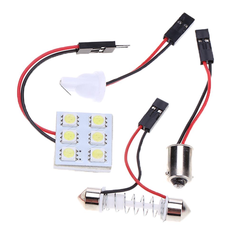 DC 12V 5050 6SMD LED White Light Car Interior T10 Festoon BA9s Lamp Panel, 501 Original
DC 12V 5050 6SMD LED White Light Car Interior T10 Festoon BA9s Lamp Panel, 501 Original