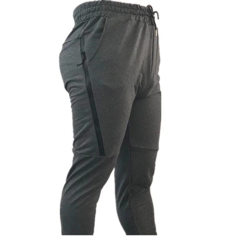 Aonga  2023 Autumn Winter Mens Joggers Pants Fitness Casual Outerwear Sports Sweatpants Cotton Elastic Trousers Skinny Pantalon Hombre