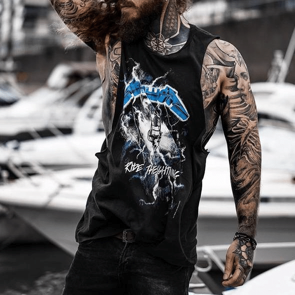 Men's Retro Band Tank Top