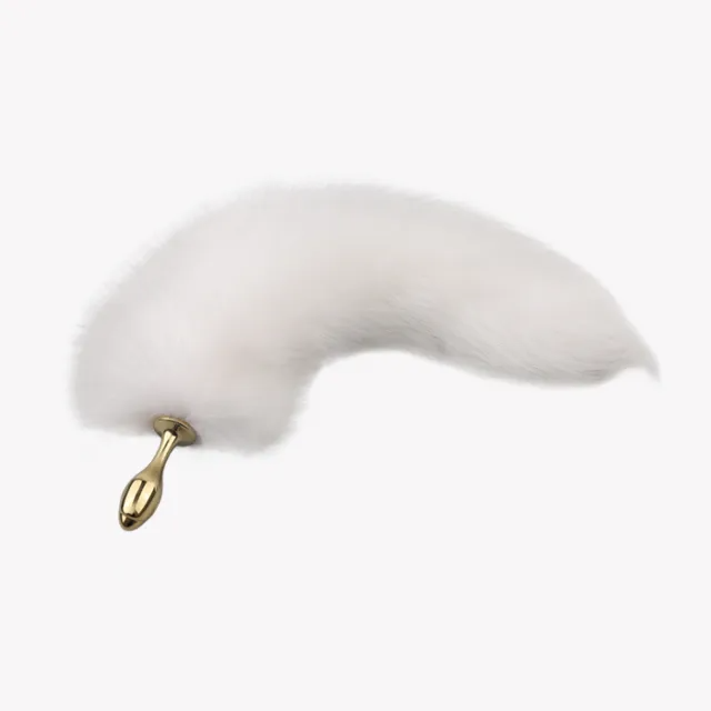 vibrating anal plug UPKO Remote control Swinging&Vibrating Anal Plug With Fox Fur Tail – honeysx main image 0