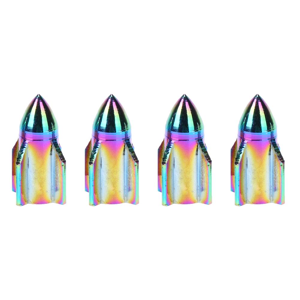 4pcs Colorful Rocket Shaped Aluminum Car Wheel Tire Valve Stem Caps Covers, 501 Original
4pcs Colorful Rocket Shaped Aluminum Car Wheel Tire Valve Stem Caps Covers, 501 Original