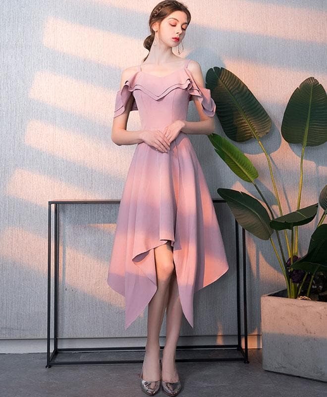 Simple V Neck Short Prom Dress, Homecoming Dress