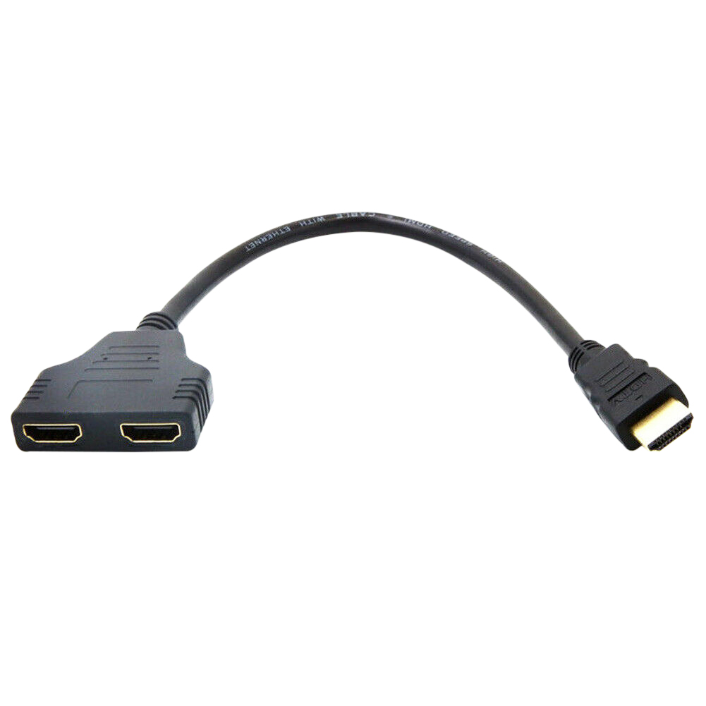 HDMI-compatible Splitter Cable 1 Male To 2 HDMI-compatible Female 1 In 2 Out Adapter Converter, 501 Original
HDMI-compatible Splitter Cable 1 Male To 2 HDMI-compatible Female 1 In 2 Out Adapter Converter, 501 Original