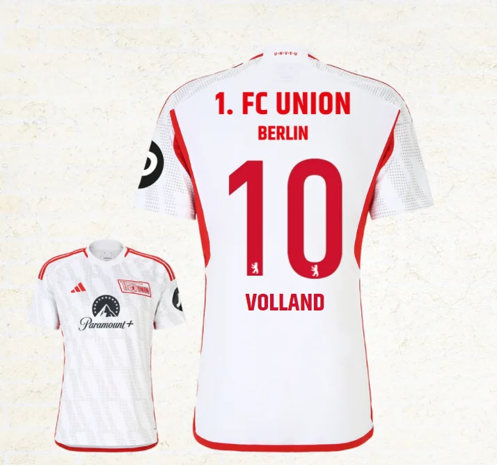 FC Union Berlin Kevin Volland 10 Away Shirt Kit 2023-2024