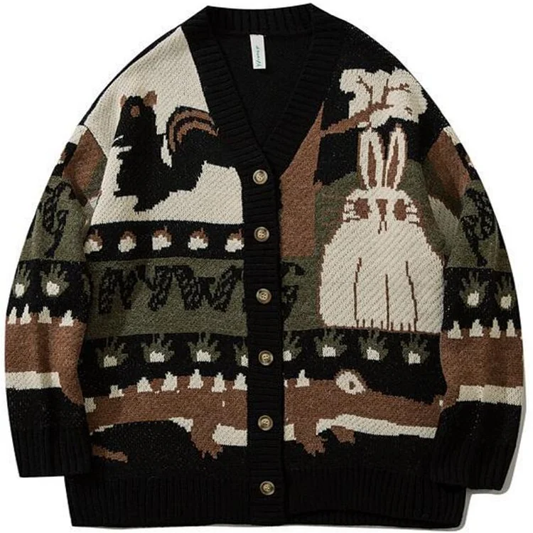 Vintage Cardigan Oversized Sweater