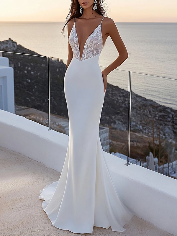 blanca boat neck mermaid formal dress Blanca Boat Neck Mermaid Formal Dress