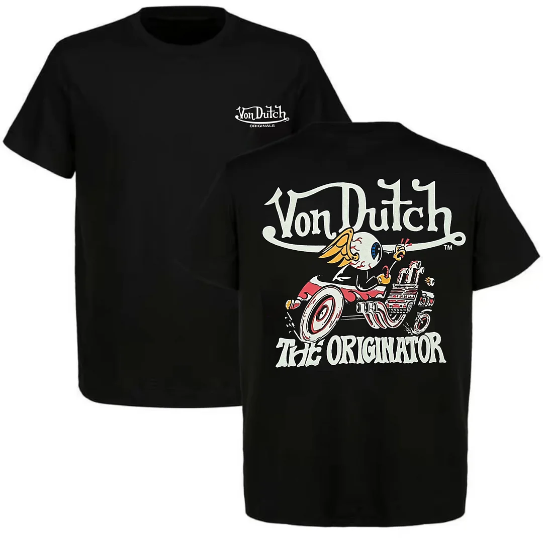 Von Dutch The Originator Printed Unisex Oversized T-shirt - Devcarry