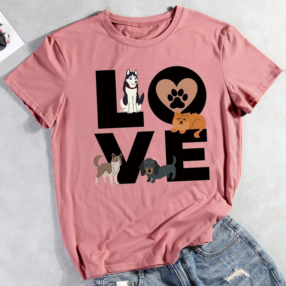 Love Dogs  T-shirt Tee -012744-Guru-buzz