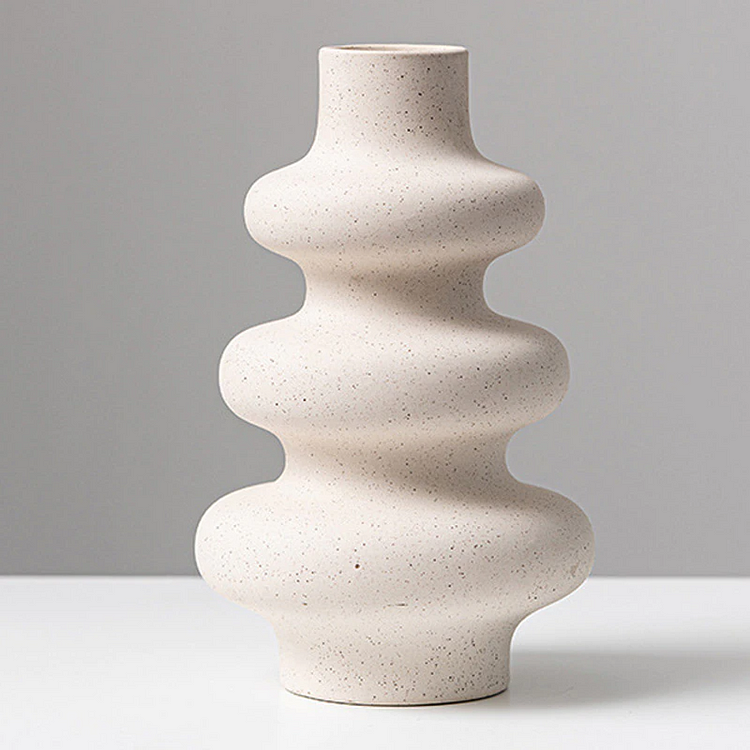 Nordic Ceramic Vase White | AvasHome