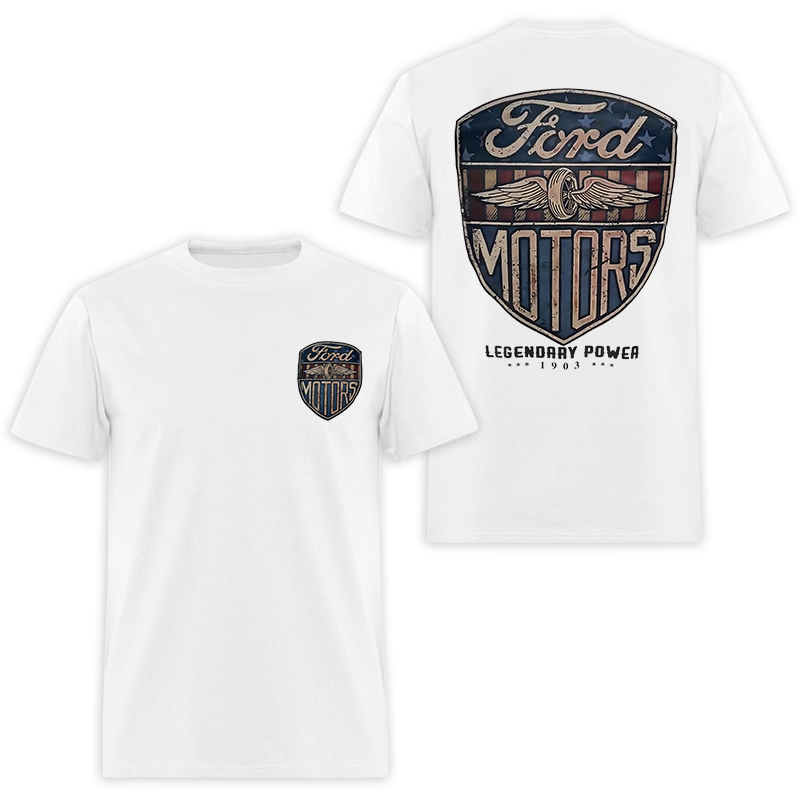 Ford Motors Legendary Power Printed Men's T-shirt - Devcarry