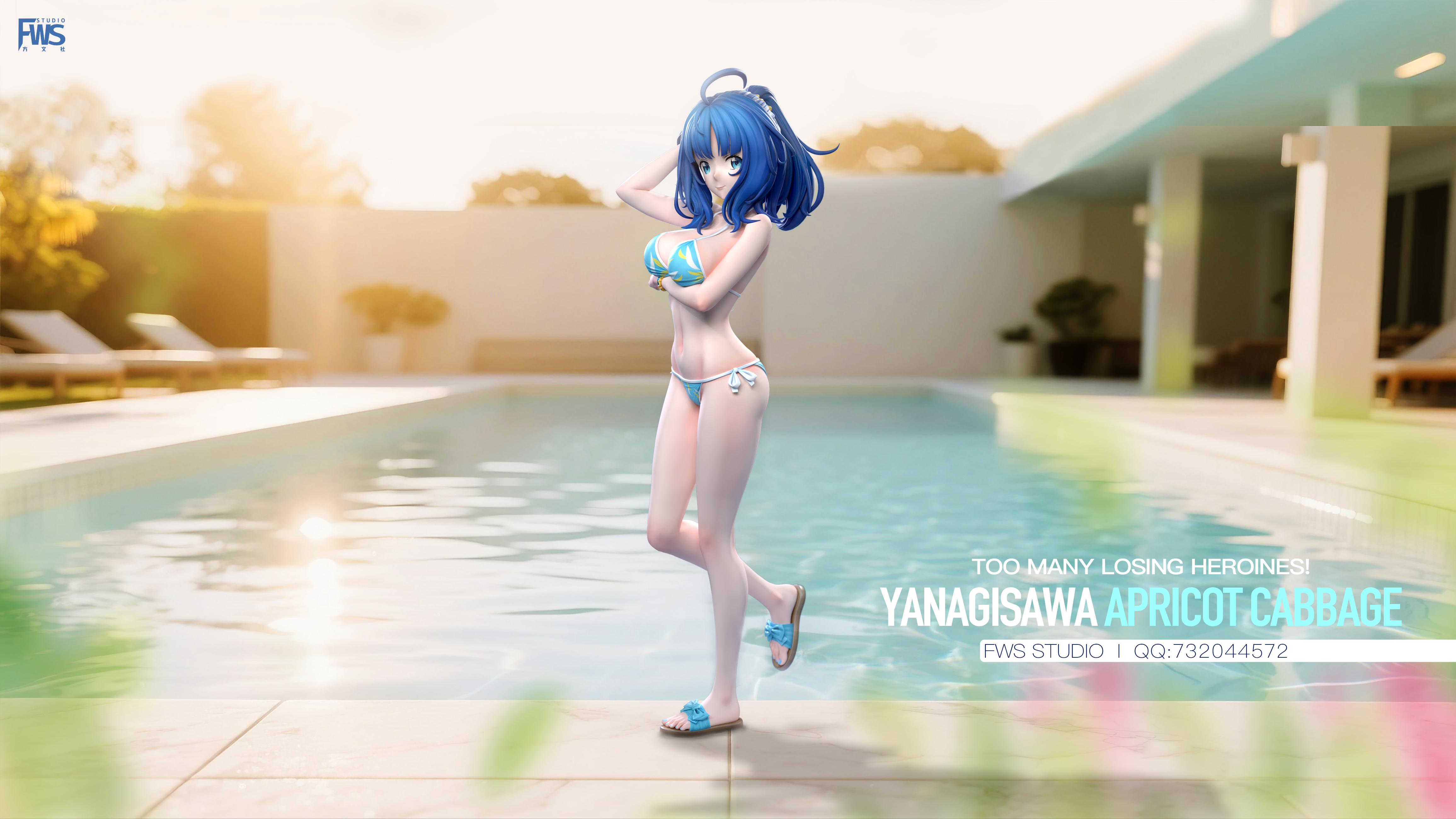 FWS Studio - Too Many Losing Heroines Anna Yanami 1/6 Statue(GK)-