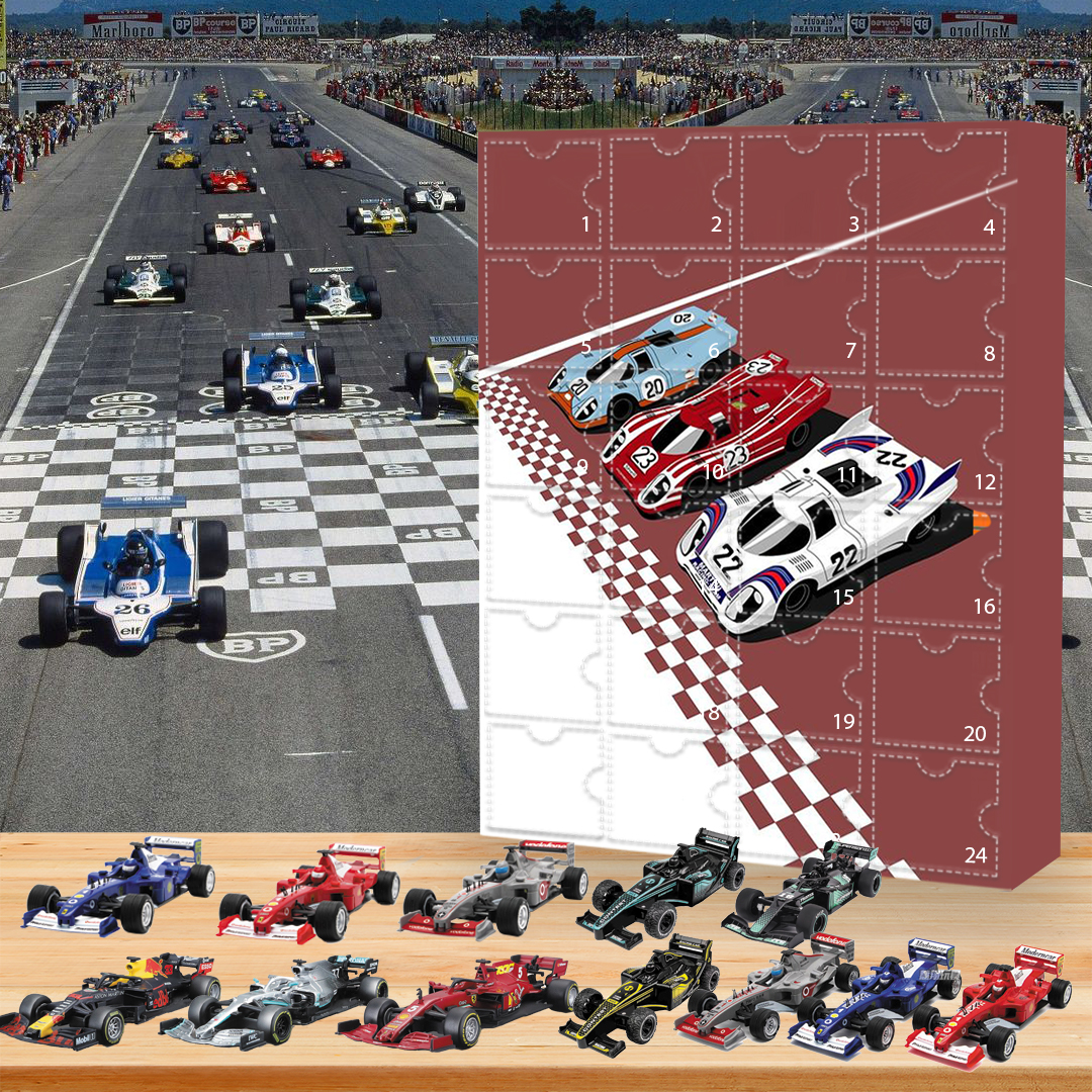 NEW Formula Racing Advent calendar The One With 24 Little Doors