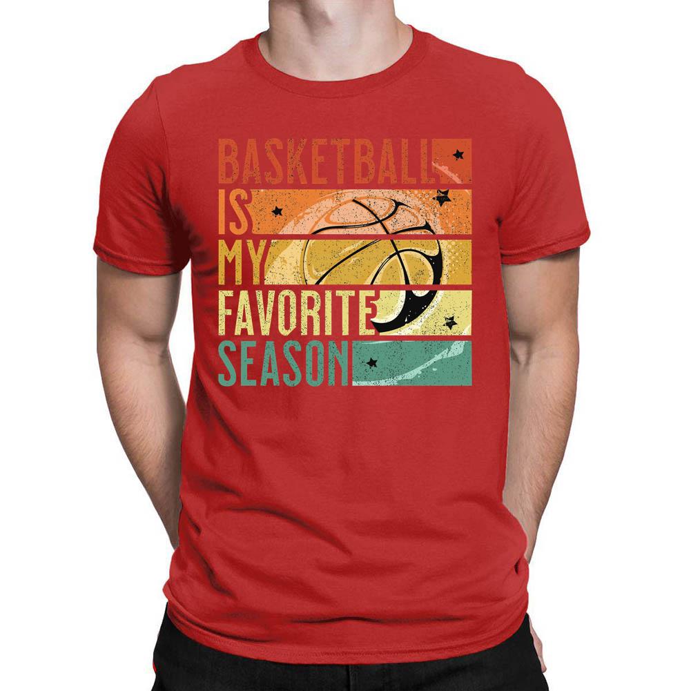 Basketball Is My Favorite Season Men's T-shirt-Guru-buzz