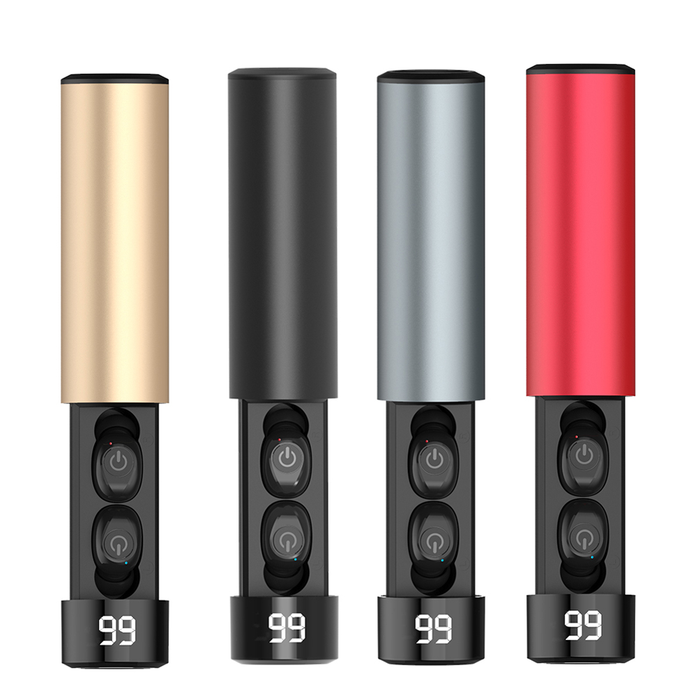 HBQ-Q67-F9 TWS Wireless Bluetooth-compatible 5.0 Earphone Digital Display w/Charge Box, Grey, 501 Original
HBQ-Q67-F9 TWS Wireless Bluetooth-compatible 5.0 Earphone Digital Display w/Charge Box, Grey, 501 Original