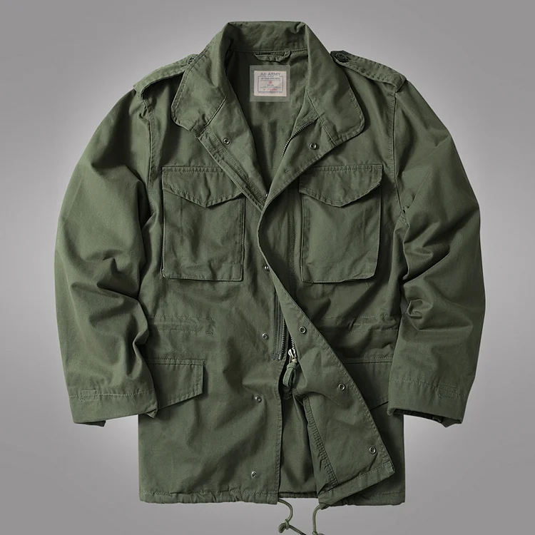 TIMSMEN U.S. Army M65 Multi-pocket Camouflage Jacket