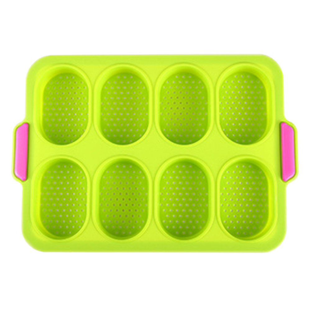 8 Holes Silicone Baking Tray Non-stick Mold Baking Breadstick Mold Bakeware, 501 Original
8 Holes Silicone Baking Tray Non-stick Mold Baking Breadstick Mold Bakeware, 501 Original
