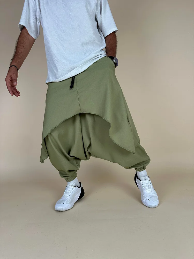 Structured Low-Rise Men's Jogging Pants