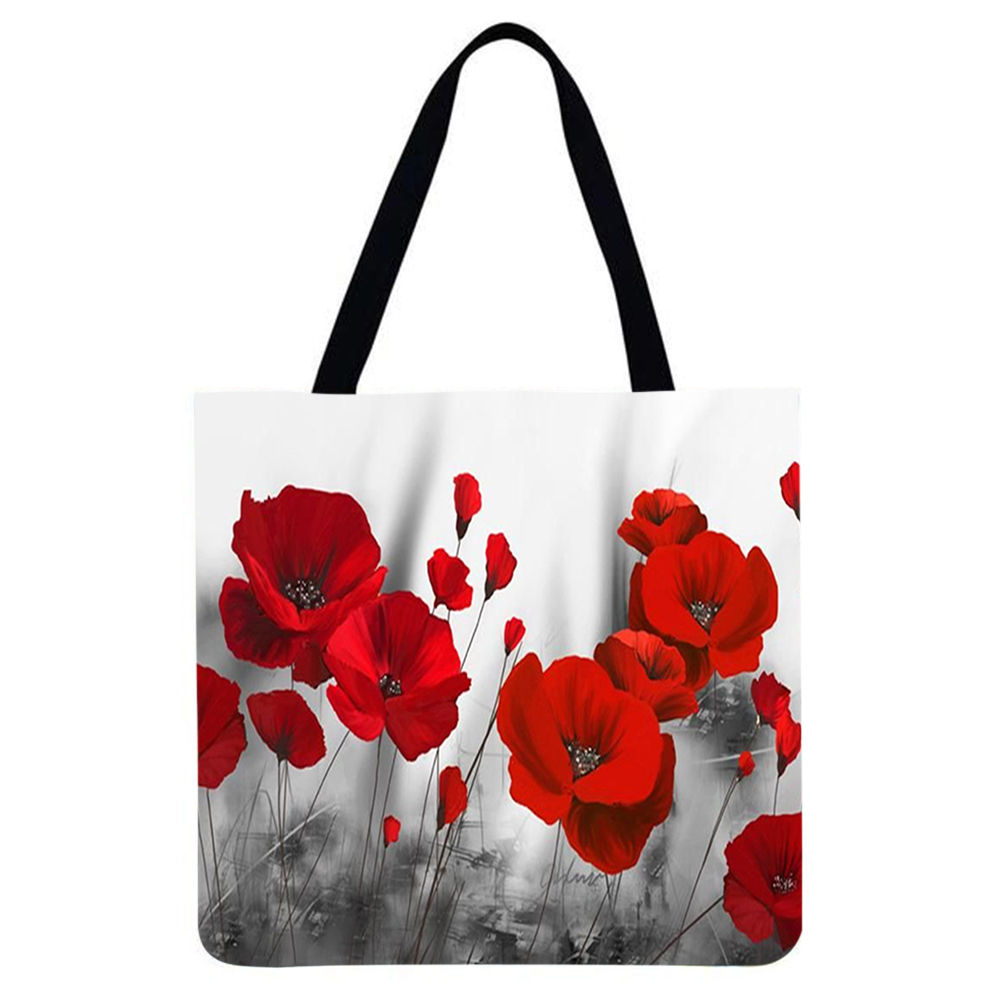 Little Safflower - Environmentally Ink Linen Handbag - 40*40CM, 501 Original 
Little Safflower - Environmentally Ink Linen Handbag - 40*40CM, 501 Original