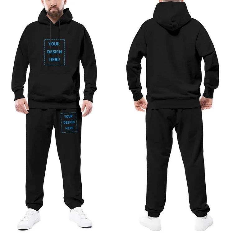 Personalized 2 Piece Hoodie Set + Pants Design With Your Logo Or Text